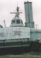 BH7 being moved to The Hovercraft Museum